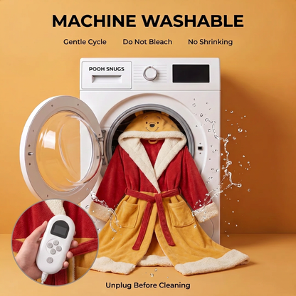 Pooh Heated Robe